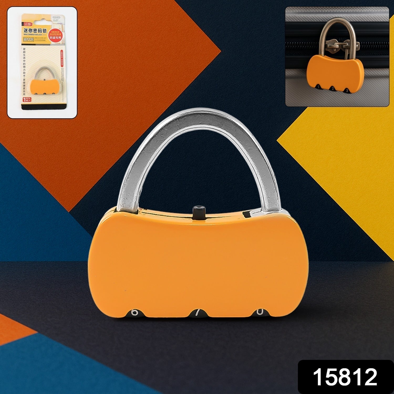 3-Digit Combination Portable Travel Lock 3-Digit Combination Portable Travel Lock